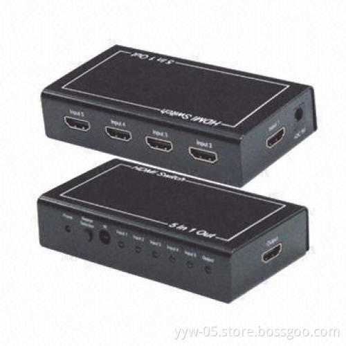 HDMI Switch, 5 x 1, 5-in-1 Out